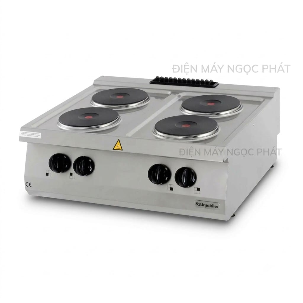 Bếp Âu 4 họng dùng điện Ozti OSOE 8070