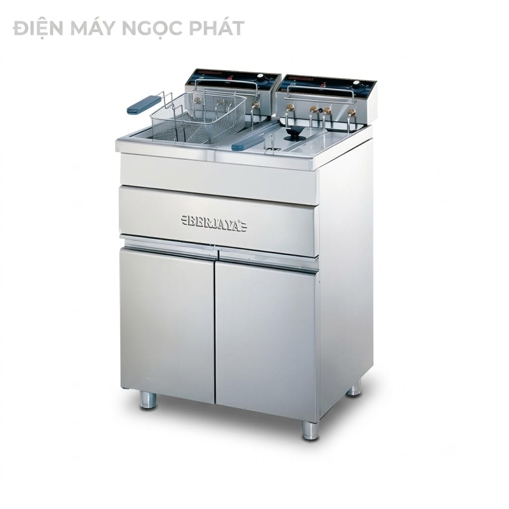 Bếp chiên nhúng đôi chân cao dùng điện BERJAYA FSSDF12D