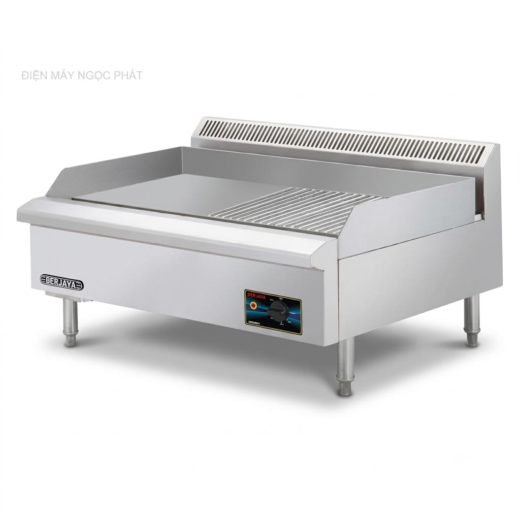 Bếp chiên nửa phẳng nửa nhám dùng điện BERJAYA EG5250HR-17