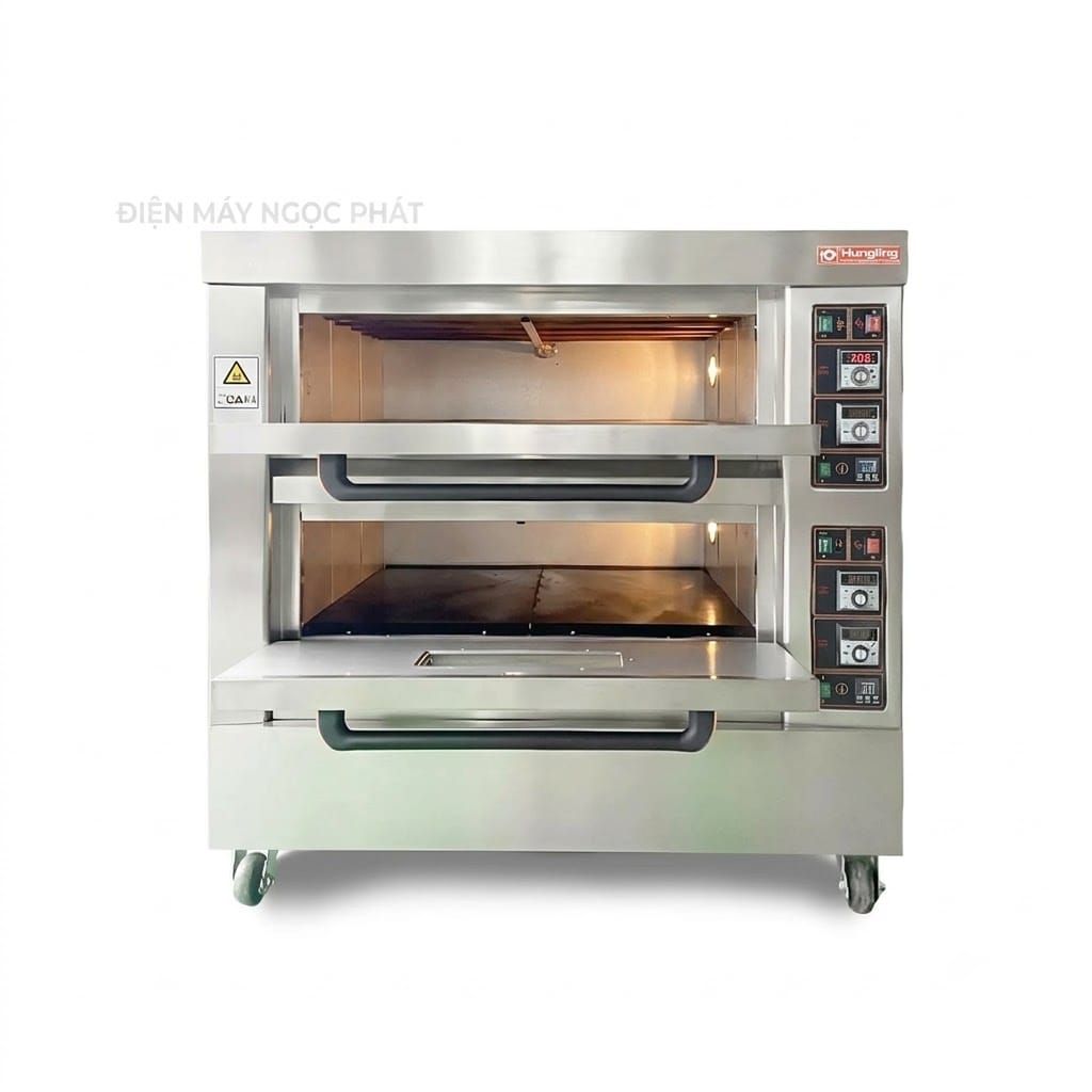 Lò nướng 2 tầng 4 khay Hongling XYF-2KA-T (dùng điện)