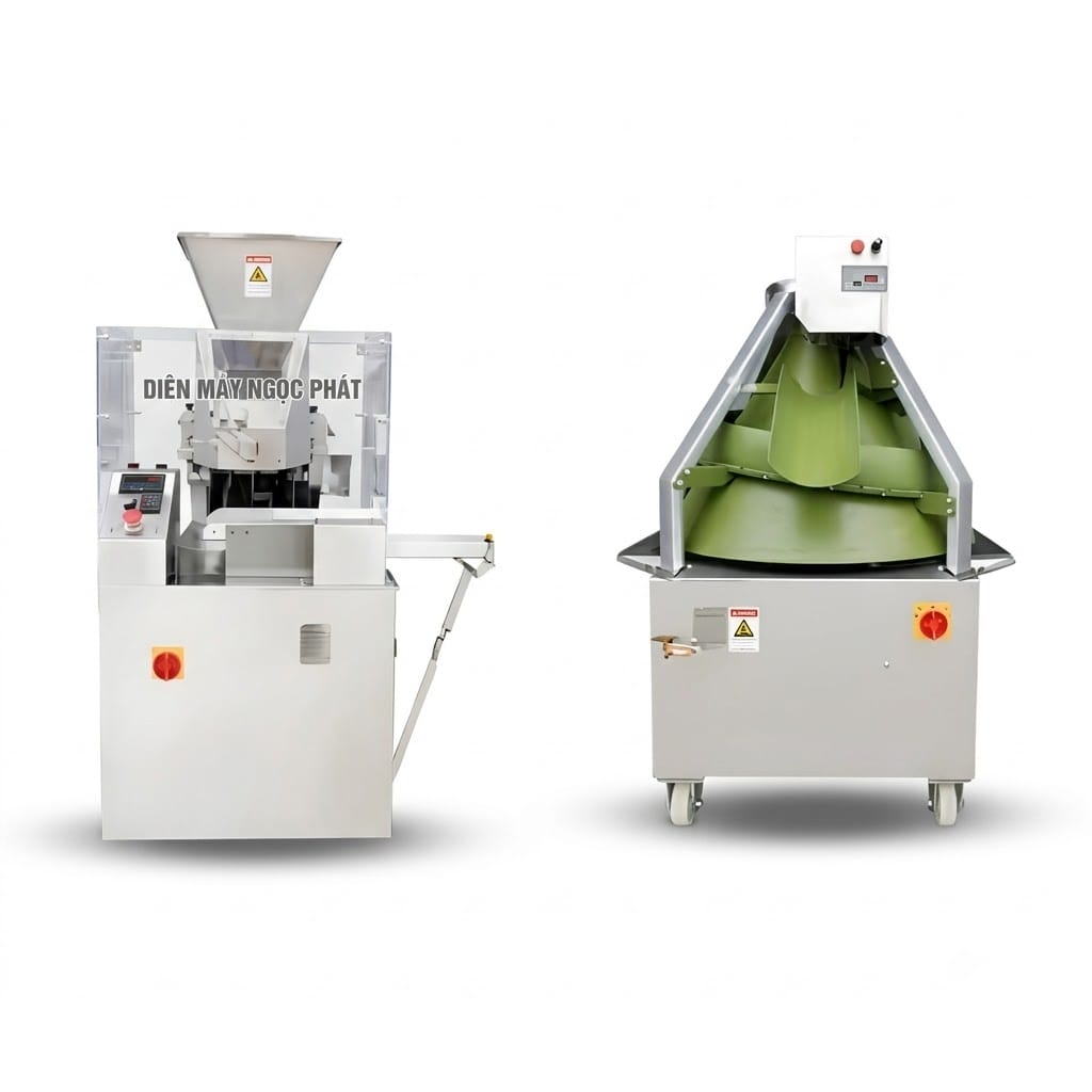 Máy chia bột vo tròn dây chuyền tự động Hongling AUR-1P