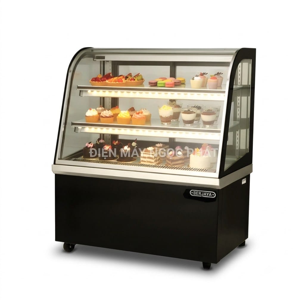 Tủ trưng bày bánh kem kính cong BERJAYA CCS09SB13-2FB