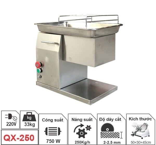 Máy thái thịt tươi sống QX-250
